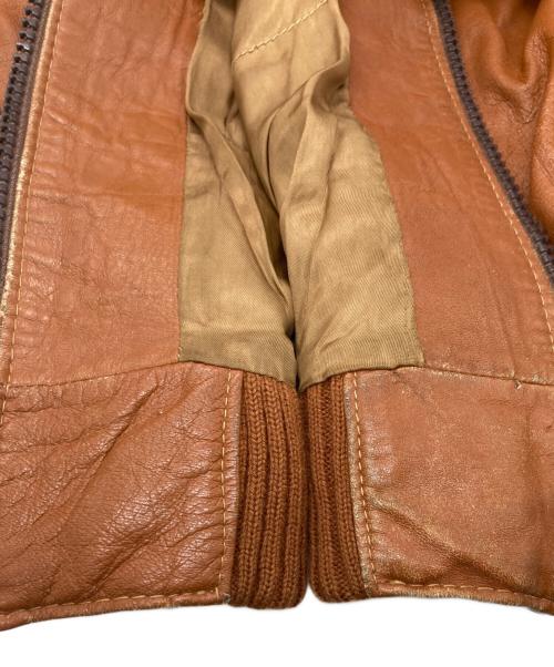 echtes leder（エヒテス レーダァ）ECHTES LEDER (エヒテス レーダァ) レザージャケット ブラウン サイズ:52の古着・服飾アイテム