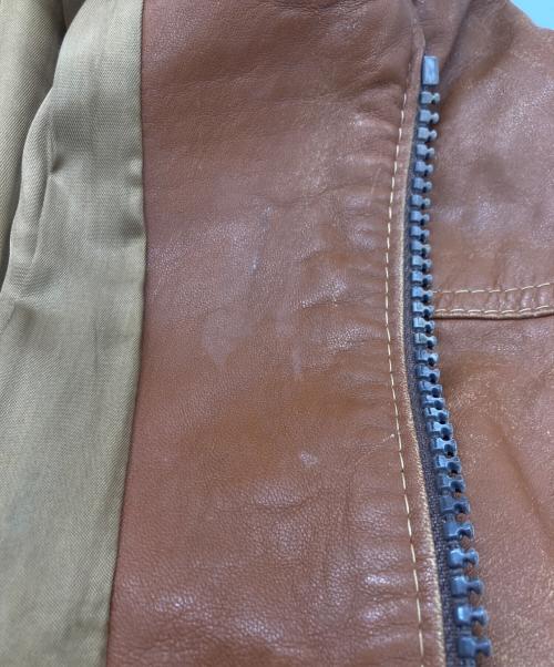 echtes leder（エヒテス レーダァ）ECHTES LEDER (エヒテス レーダァ) レザージャケット ブラウン サイズ:52の古着・服飾アイテム