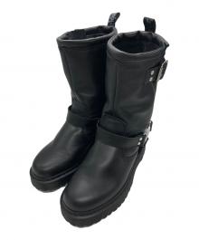 Dr.Martens（ドクターマーチン）の古着「ANISTONE HI リガー ブーツ」｜ブラック