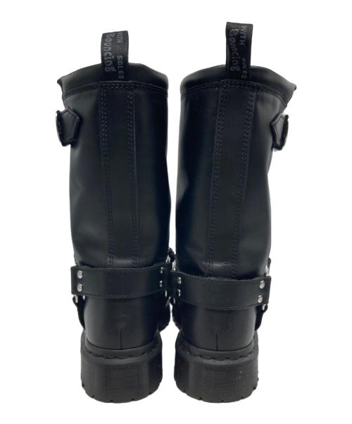 Dr.Martens（ドクターマーチン）Dr.Martens (ドクターマーチン) ANISTONE HI リガー ブーツ ブラック サイズ:SIZE UK5の古着・服飾アイテム