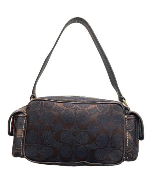 COACH（コーチ）COACH (コーチ) シグネチャー ミニ ハンドバッグ ブラウンの古着・服飾アイテム