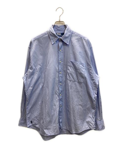 POLO RALPH LAUREN（ポロ・ラルフローレン）POLO RALPH LAUREN (ポロ・ラルフローレン) THE BIG SHIRT ボタンダウンシャツ ブルー サイズ:SIZE Mの古着・服飾アイテム