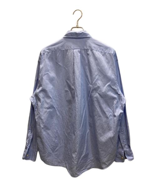 POLO RALPH LAUREN（ポロ・ラルフローレン）POLO RALPH LAUREN (ポロ・ラルフローレン) THE BIG SHIRT ボタンダウンシャツ ブルー サイズ:SIZE Mの古着・服飾アイテム
