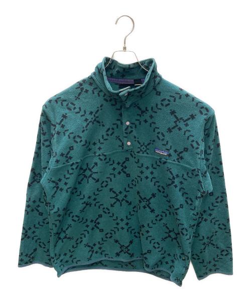 Patagonia（パタゴニア）Patagonia (パタゴニア) シンチラスナップT グリーン×ブラック サイズ:Mの古着・服飾アイテム