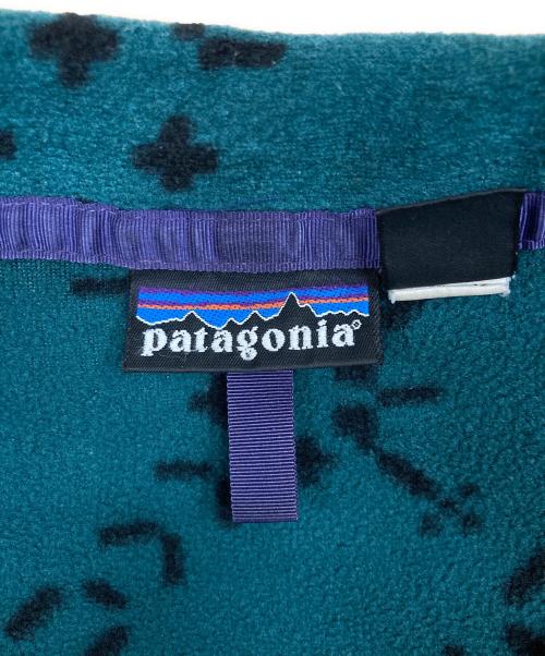 Patagonia（パタゴニア）Patagonia (パタゴニア) シンチラスナップT グリーン×ブラック サイズ:Mの古着・服飾アイテム