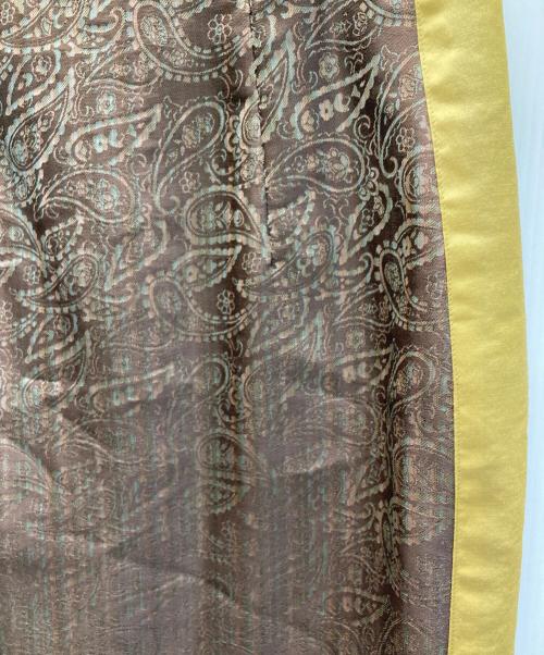 Needles（ニードルズ）Needles (ニードルズ) S.L. Pencil Skirt - Paisley Jq. ブラウン サイズ:SIZE 2の古着・服飾アイテム