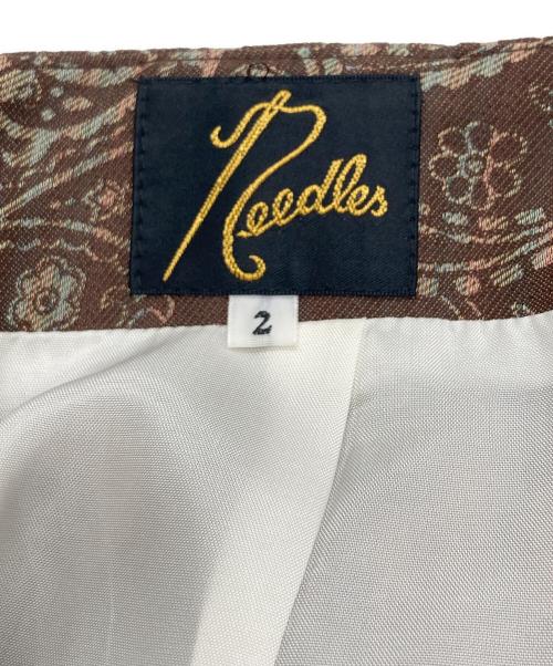 Needles（ニードルズ）Needles (ニードルズ) S.L. Pencil Skirt - Paisley Jq. ブラウン サイズ:SIZE 2の古着・服飾アイテム