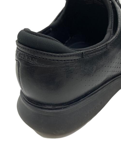 COLE HAAN（コールハーン）COLE HAAN (コールハーン) ゼログランド レーザー ウィング オックスフォード ラインド レースアップシューズ ブラック サイズ:SIZE 9Mの古着・服飾アイテム