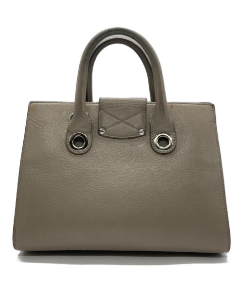 JIMMY CHOO（ジミーチュウ）JIMMY CHOO (ジミーチュウ) RILEY ライリー レザー2wayバッグ ベージュ サイズ:下記参照の古着・服飾アイテム