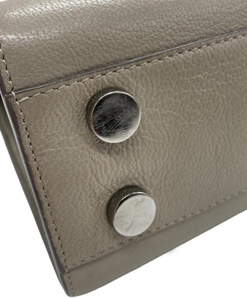 JIMMY CHOO（ジミーチュウ）JIMMY CHOO (ジミーチュウ) RILEY ライリー レザー2wayバッグ ベージュ サイズ:下記参照の古着・服飾アイテム