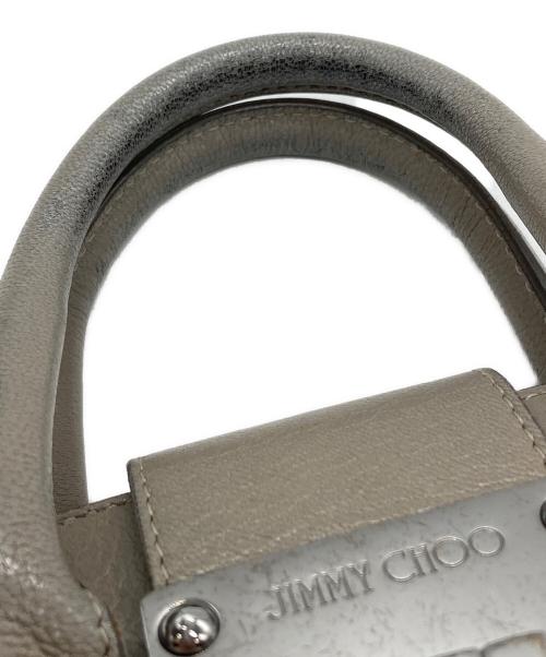 JIMMY CHOO（ジミーチュウ）JIMMY CHOO (ジミーチュウ) RILEY ライリー レザー2wayバッグ ベージュ サイズ:下記参照の古着・服飾アイテム