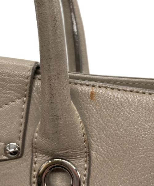 JIMMY CHOO（ジミーチュウ）JIMMY CHOO (ジミーチュウ) RILEY ライリー レザー2wayバッグ ベージュ サイズ:下記参照の古着・服飾アイテム
