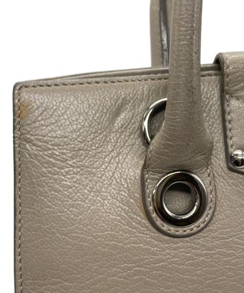 JIMMY CHOO（ジミーチュウ）JIMMY CHOO (ジミーチュウ) RILEY ライリー レザー2wayバッグ ベージュ サイズ:下記参照の古着・服飾アイテム