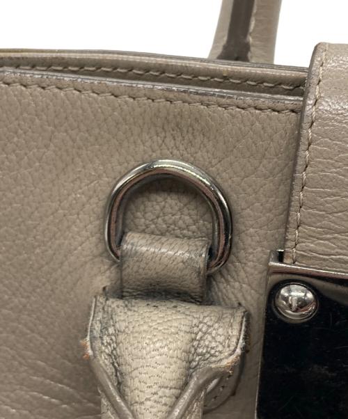 JIMMY CHOO（ジミーチュウ）JIMMY CHOO (ジミーチュウ) RILEY ライリー レザー2wayバッグ ベージュ サイズ:下記参照の古着・服飾アイテム