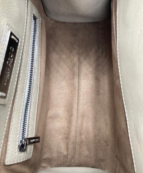 JIMMY CHOO（ジミーチュウ）JIMMY CHOO (ジミーチュウ) RILEY ライリー レザー2wayバッグ ベージュ サイズ:下記参照の古着・服飾アイテム
