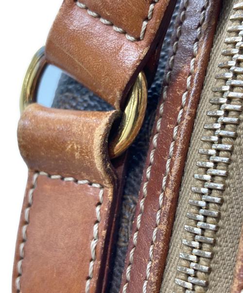 CELINE（セリーヌ）CELINE (セリーヌ) マカダム柄 ハーフムーン ハンドバッグ ブラウンの古着・服飾アイテム