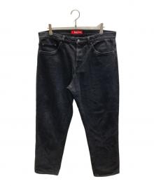 SUPREME（シュプリーム）の古着「Regular Jean バックポケットスターロゴ刺繍 デニムパンツ」｜ブラック