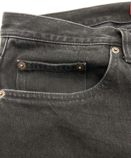 SUPREME（シュプリーム）SUPREME (シュプリーム) Regular Jean バックポケットスターロゴ刺繍 デニムパンツ ブラック サイズ:SIZE 36の古着・服飾アイテム