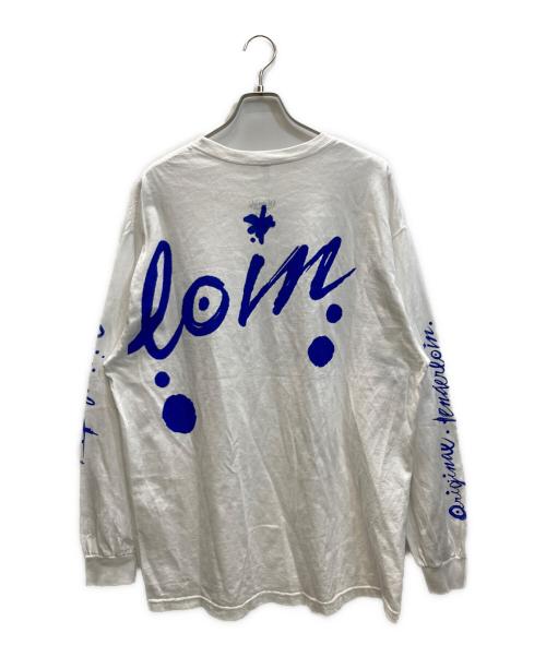 TENDERLOIN（テンダーロイン）TENDERLOIN (テンダーロイン) LOMG SLEEVE TEE 2D ホワイト サイズ:SIZE XLの古着・服飾アイテム
