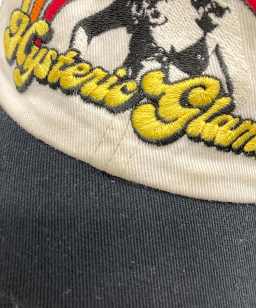 Hysteric Glamour（ヒステリックグラマー）Hysteric Glamour (ヒステリックグラマー) キャップ ホワイト×ブラック サイズ:下記参照の古着・服飾アイテム