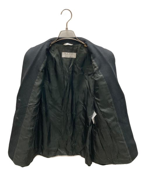MaxMara（マックスマーラ）MaxMara (マックスマーラ) アンゴラ混2Bジャケット ブラック サイズ:38の古着・服飾アイテム