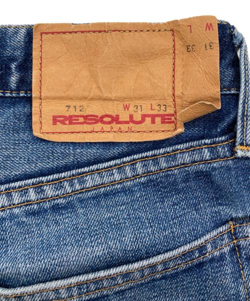 RESOLUTE（リゾルト）RESOLUTE (リゾルト) デニムパンツ インディゴ サイズ:SIZE W31の古着・服飾アイテム