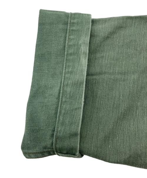 orSlow（オアスロウ）orSlow (オアスロウ) コットンサテンベイカーパンツ オリーブ サイズ:Lの古着・服飾アイテム