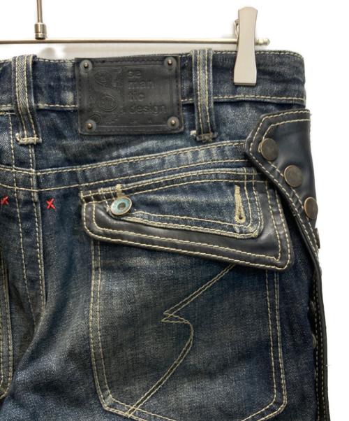 SEMANTIC DESIGN（セマンティックデザイン）SEMANTIC DESIGN (セマンティックデザイン) デニムパンツ インディゴ サイズ:Mの古着・服飾アイテム