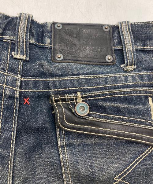 SEMANTIC DESIGN（セマンティックデザイン）SEMANTIC DESIGN (セマンティックデザイン) デニムパンツ インディゴ サイズ:Mの古着・服飾アイテム