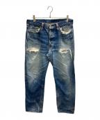 FULLCOUNTフルカウント）の古着「デニムパンツ」｜インディゴ