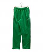 adidasアディダス）の古着「クラシックス+ ワイドレッグトラックパンツ」｜グリーン