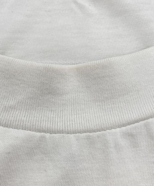 MM6 Maison Margiela（エムエムシックスメゾンマルジェラ）MM6 Maison Margiela (エムエムシックスメゾンマルジェラ) ロゴパッチカットソー ホワイト サイズ:SIZE Lの古着・服飾アイテム