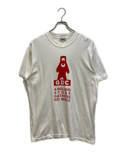 GDC（ジーディーシー）GDC (ジーディーシー) アニマルロゴTシャツ ホワイト サイズ:Lの古着・服飾アイテム