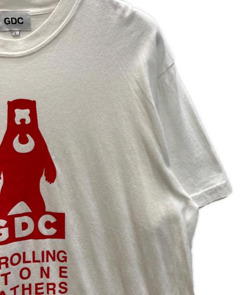 GDC（ジーディーシー）GDC (ジーディーシー) アニマルロゴTシャツ ホワイト サイズ:Lの古着・服飾アイテム