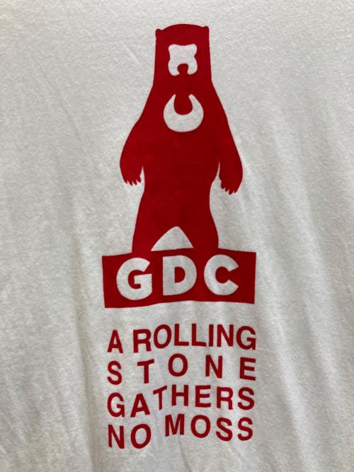 GDC（ジーディーシー）GDC (ジーディーシー) アニマルロゴTシャツ ホワイト サイズ:Lの古着・服飾アイテム