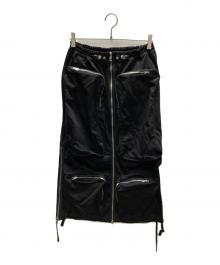 DIESEL（ディーゼル）の古着「O-MIRTA-NL スカート」｜ブラック