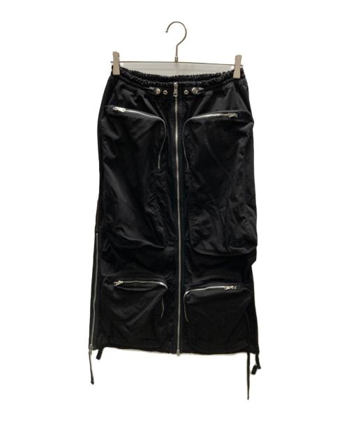 DIESEL（ディーゼル）DIESEL (ディーゼル) O-MIRTA-NL スカート ブラック サイズ:28の古着・服飾アイテム
