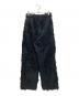 MAISON SPECIAL (メゾンスペシャル) Cut Fringe Jacquard Pants ブラック サイズ:36：7000円
