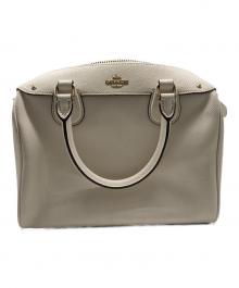 COACH（コーチ）の古着「ミニベネットサッチェル 2wayバッグ」｜ベージュ