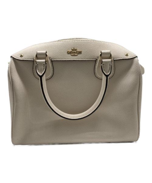 COACH（コーチ）COACH (コーチ) ミニベネットサッチェル 2wayバッグ ベージュの古着・服飾アイテム