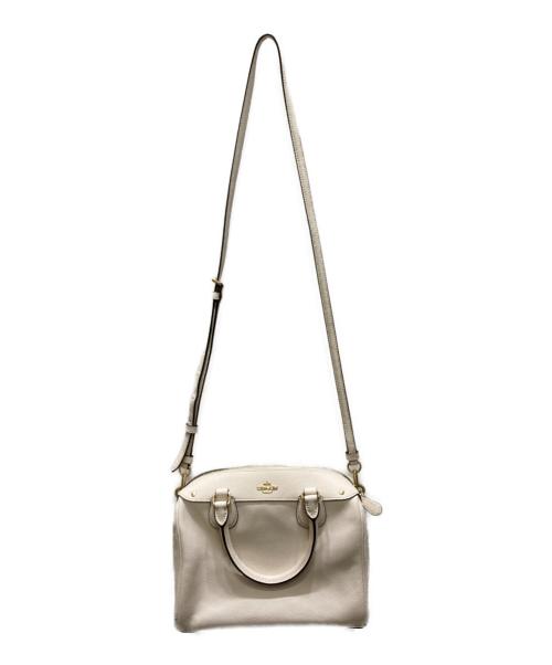 COACH（コーチ）COACH (コーチ) ミニベネットサッチェル 2wayバッグ ベージュの古着・服飾アイテム