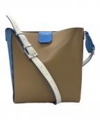 CAMPERカンペール）の古着「LINA リナ ショルダーバッグ」｜ブラウン×ブルー