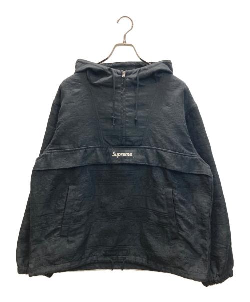 SUPREME（シュプリーム）SUPREME (シュプリーム) Floral Tapestry Anorak フローラル タペストリー アノラック ブラック サイズ:Mの古着・服飾アイテム