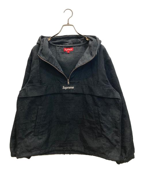 SUPREME（シュプリーム）SUPREME (シュプリーム) Floral Tapestry Anorak フローラル タペストリー アノラック ブラック サイズ:Mの古着・服飾アイテム