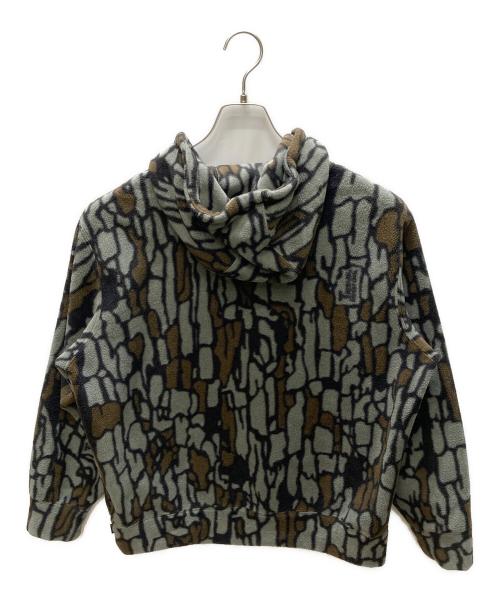 SUPREME（シュプリーム）Supreme (シュプリーム) Polartec Hooded Sweatshirt カーキ×ブラウン サイズ:SIZE Sの古着・服飾アイテム