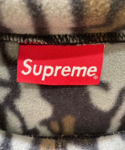 SUPREME（シュプリーム）Supreme (シュプリーム) Polartec Hooded Sweatshirt カーキ×ブラウン サイズ:SIZE Sの古着・服飾アイテム