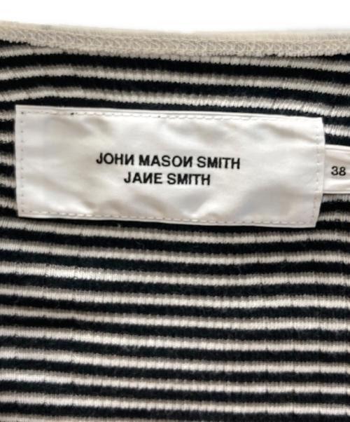 JANE SMITH（ジェーンスミス）JANE SMITH (ジェーンスミス) CUT L/S カットソー ブラック×ホワイト サイズ:SIZE Mの古着・服飾アイテム