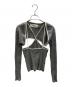 JANE SMITH（ジェーンスミス）の古着「CUT L/S カットソー」｜ブラック×ホワイト