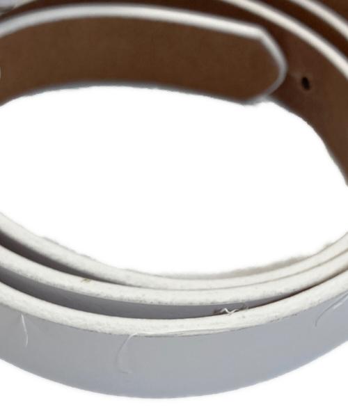 DIESEL（ディーゼル）DIESEL (ディーゼル) BELT-D HEART BUCKL ホワイト 未使用品の古着・服飾アイテム