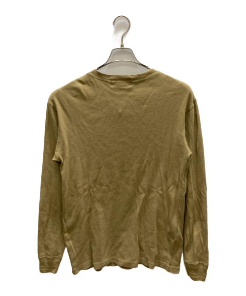 RRL（ダブルアールエル）RRL (ダブルアールエル) ヘンリーネックカットソー カーキ サイズ:SIZE Mの古着・服飾アイテム